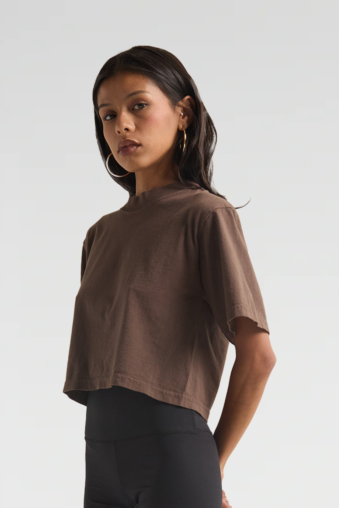 Womens Garment Dye Crop Top